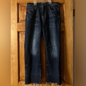 CAbi True Boyfriend Dark Blue Straight-Leg Jeans